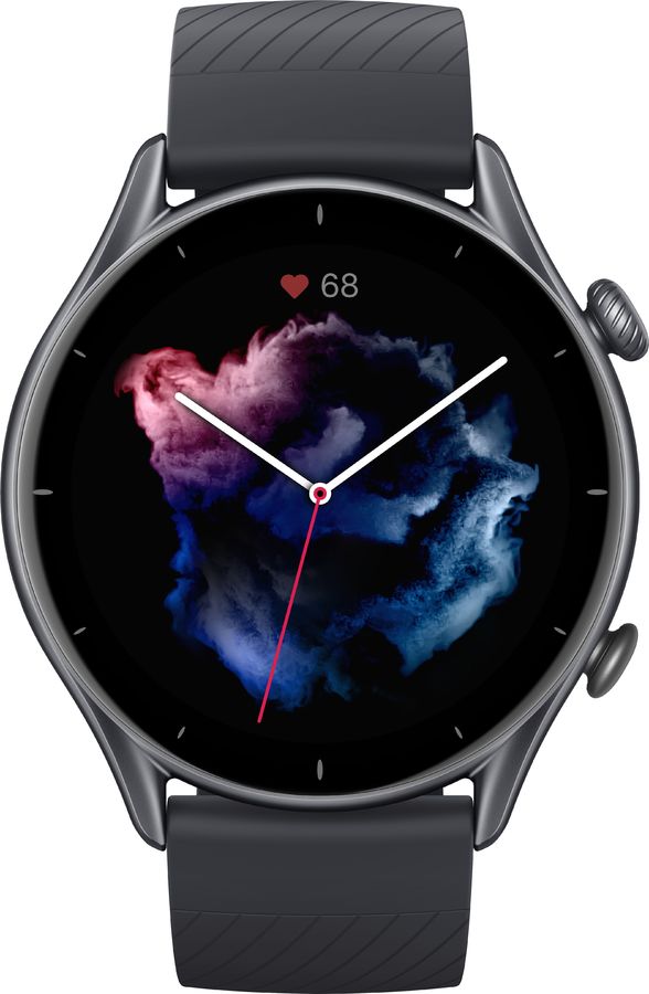 Смарт-часы Amazfit GTR 3 черный с черным ремешком
