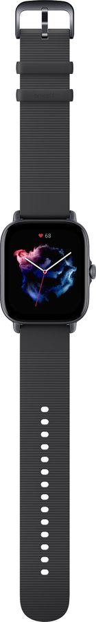 Смарт-часы Amazfit GTS 3 черный с черным ремешком