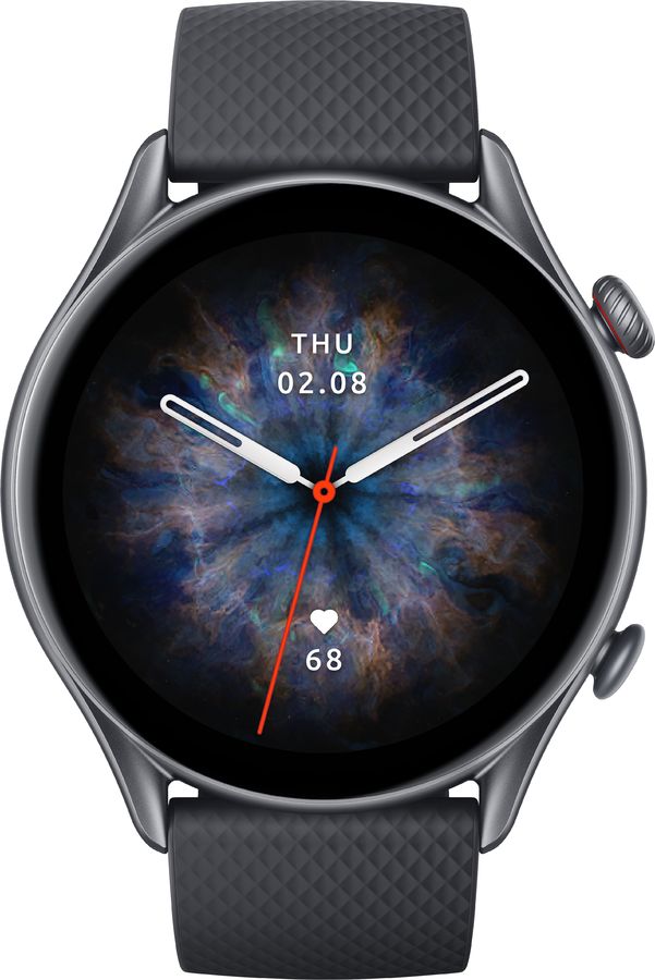 Смарт-часы Amazfit GTR 3 Pro черный с черным ремешком