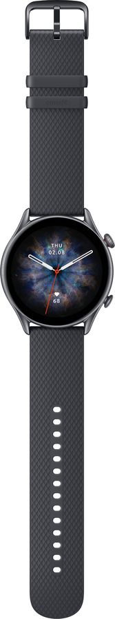 Смарт-часы Amazfit GTR 3 Pro черный с черным ремешком