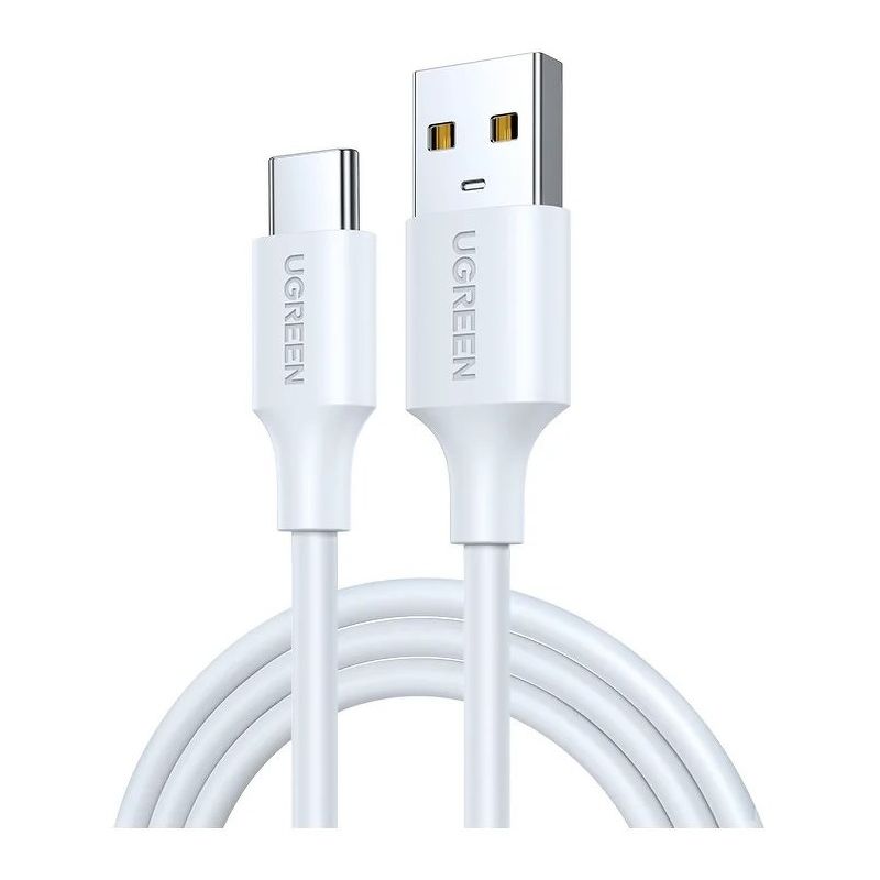 Кабель UGREEN US287 USB-A to USB-C 1m белый 60121