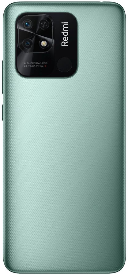 Смартфон Redmi 10C 4/128 ГБ зеленый ЕСТ