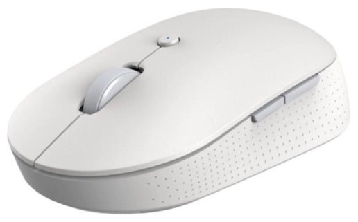 Беспроводная мышь Xiaomi Mi Dual Mode Wireless Mouse Silent Edition белый HLK4040GL