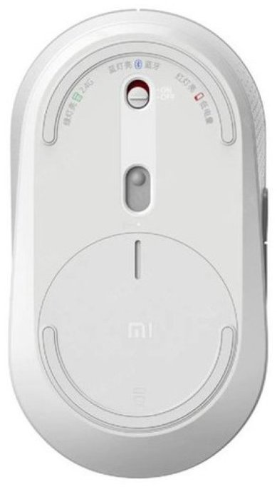 Беспроводная мышь Xiaomi Mi Dual Mode Wireless Mouse Silent Edition белый HLK4040GL