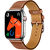 Смарт-часы Apple Watch Hermes Series 8 45mm серебристая сталь с кожаным коричневым ремешком
