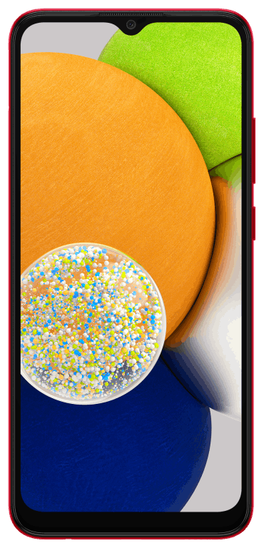 Смартфон Samsung Galaxy A03 4/128 ГБ красный