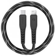 Кабель EnergEA NyloFlex Lightning to USB-C 1.5m MFI черный CBL-NFCL-BLK150