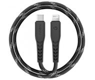 Кабель EnergEA NyloFlex Lightning to USB-C 1.5m MFI черный CBL-NFCL-BLK150