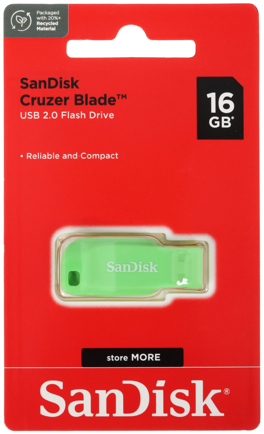 Память USB 16 ГБ Sandisk Cruzer Blade SDCZ50C-016G-B35GE