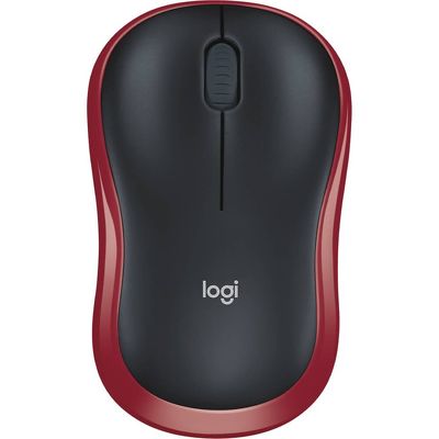 Беспроводная мышь Logitech M185 красный
