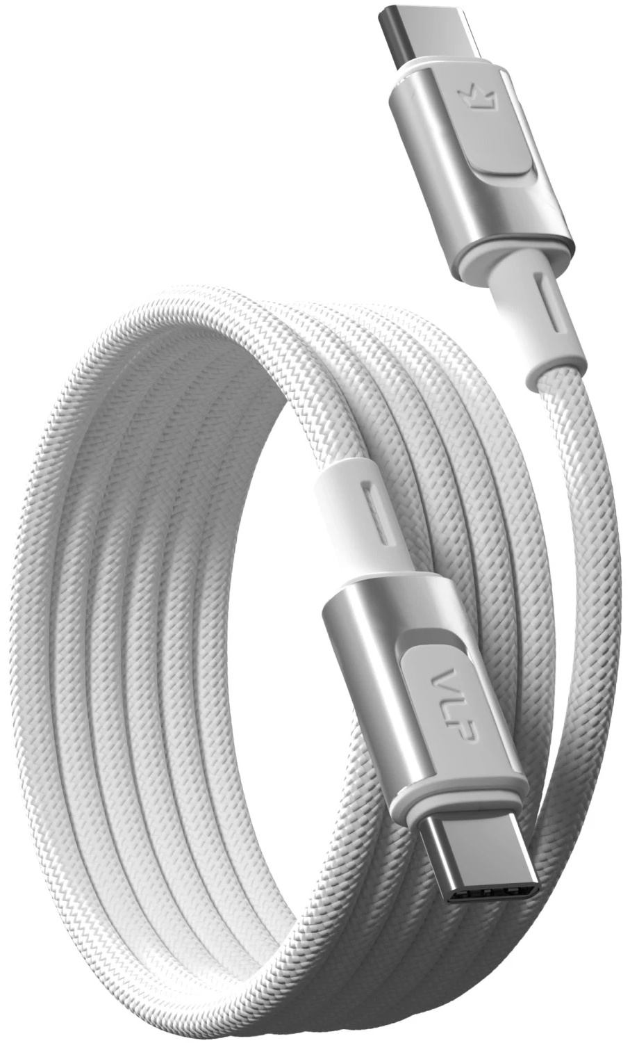Кабель VLP Force Line Magnet Type-C to Type-C 100W 1.5m белый