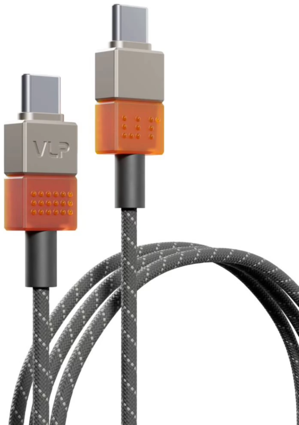 Кабель VLP NEO Type-C to Type-C 100W 1.5m серый