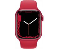 Смарт-часы Apple Watch Series 7 41mm красный с красным ремешком ЕСТ