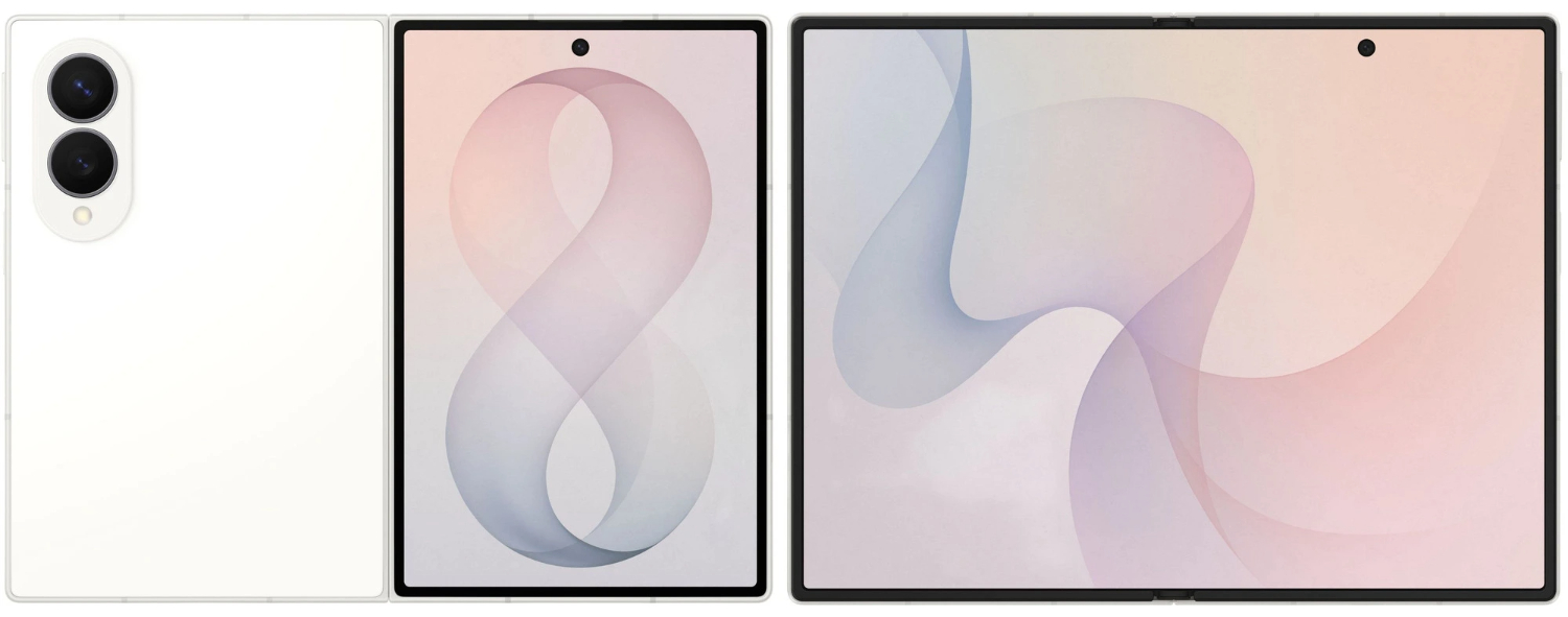 Смартфон Samsung Galaxy Z Fold 8 12/256 ГБ бежевый CAU