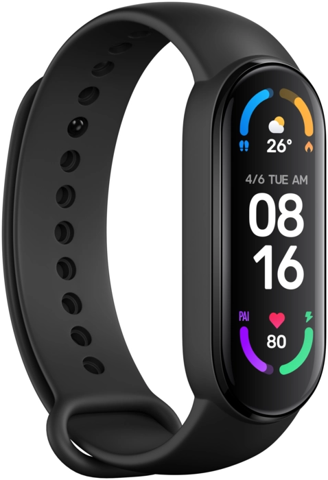 Фитнес-браслет Xiaomi Mi Smart Band 6 NFC черный BHR4954GL