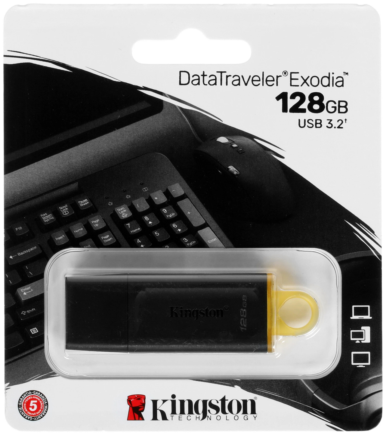 Память USB 128 ГБ Kingston DataTraveler Exodia DTX/128GB