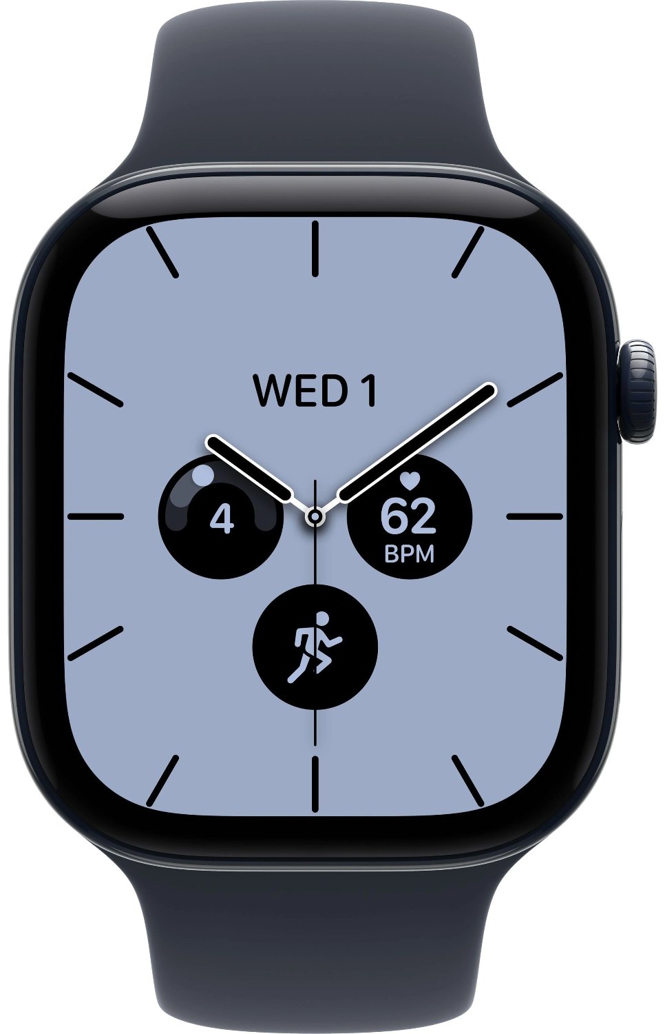 Смарт-часы Apple Watch Series 12 42mm серый с синим ремешком