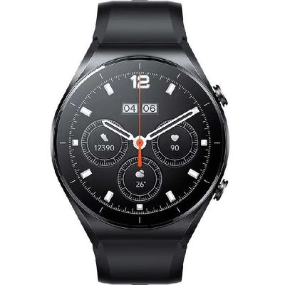 Смарт-часы Xiaomi Watch S1 черный с черным ремешком ЕСТ