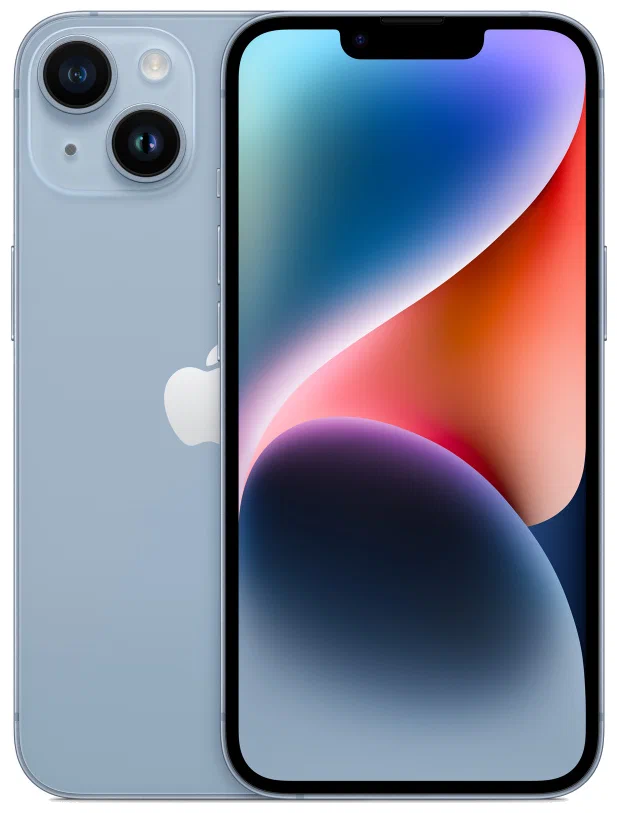 Смартфон Apple iPhone 14 256 ГБ синий