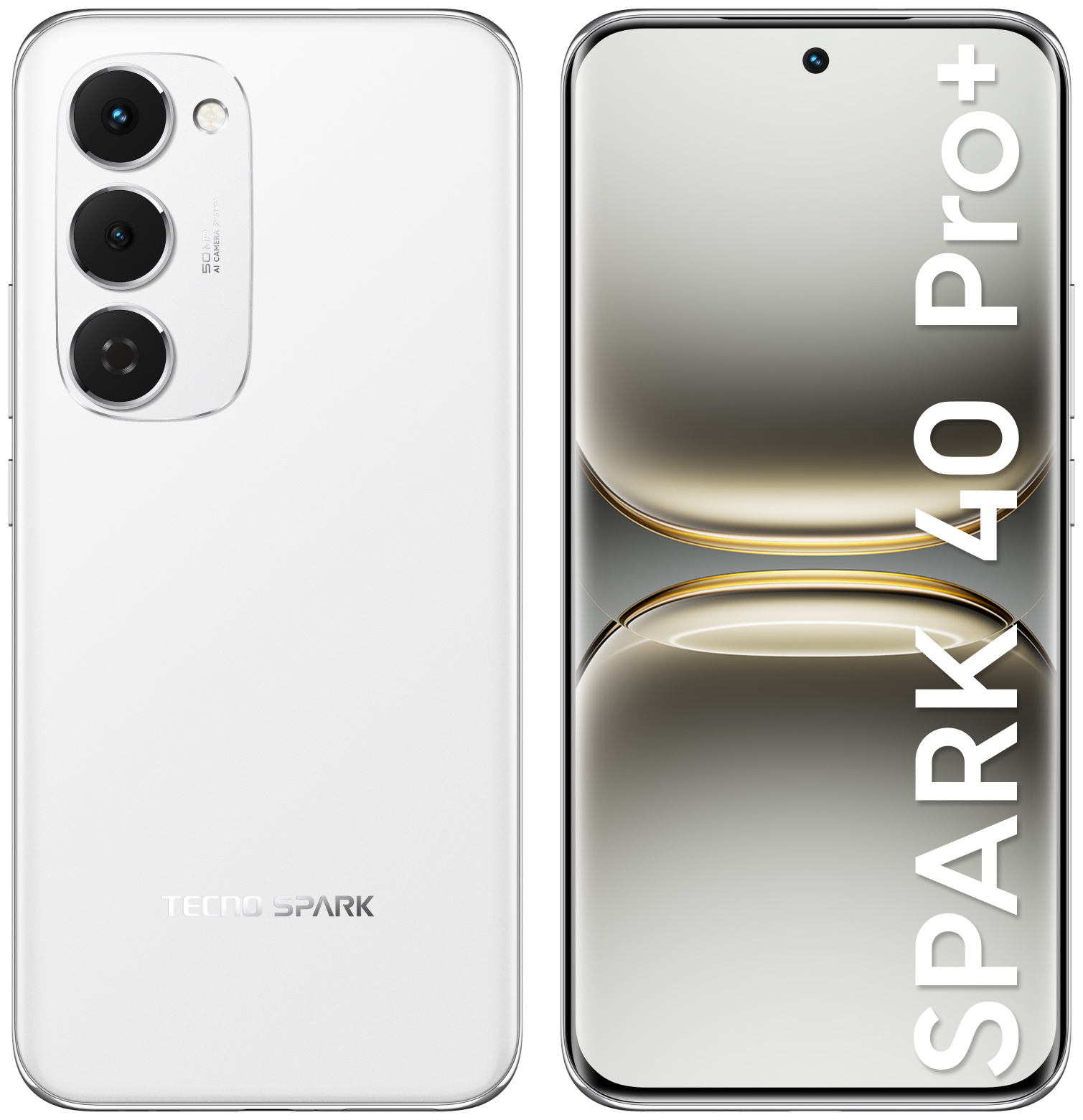 Смартфон Tecno Spark 40 Pro+ 8/256 ГБ белый