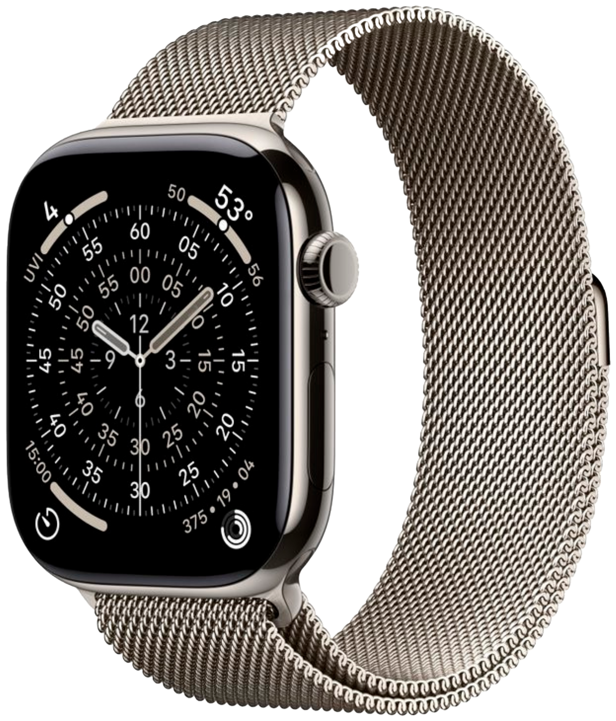 Смарт-часы Apple Watch Series 11 GPS + Cellular 46mm серый титан с серым Milanese Loop ремешком