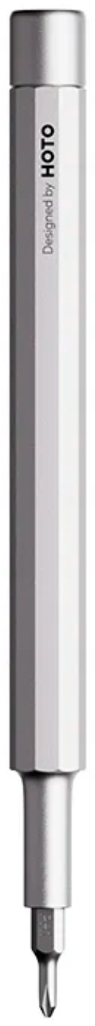 Отвертка с набором бит карманная HOTO Pocket Precision Screwdriver SE серебристый HFT0003GL