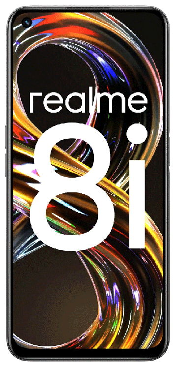 Смартфон realme 8i 4/64 ГБ черный