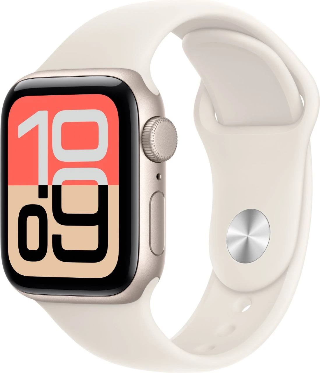 Смарт-часы Apple Watch SE 3 40mm золотистый с бежевым ремешком