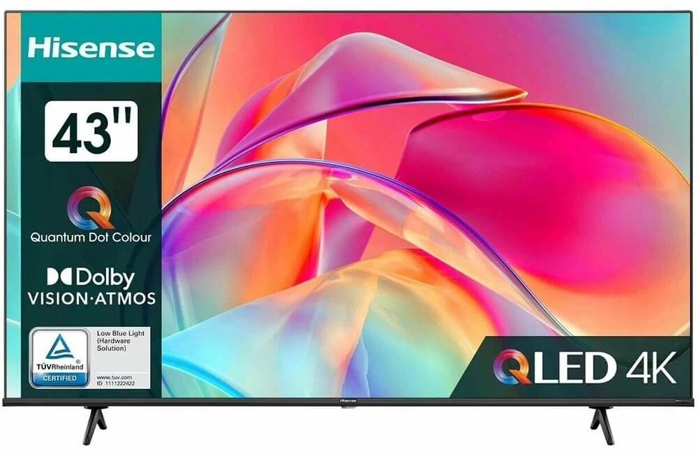 Телевизор Hisense 43E7KQ 43" черный