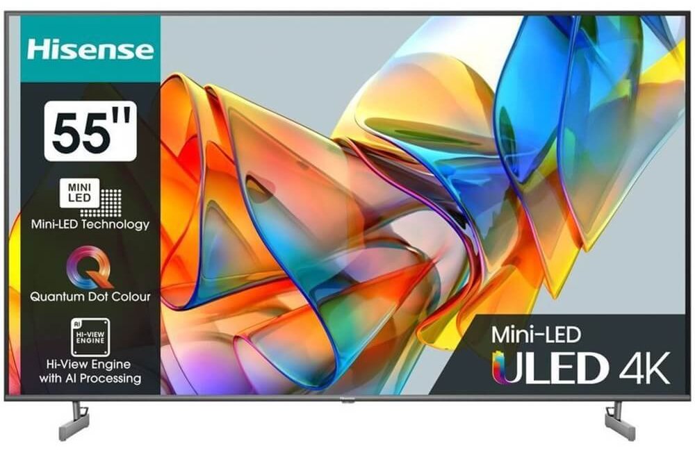 Телевизор Hisense 55U6KQ 55" черный