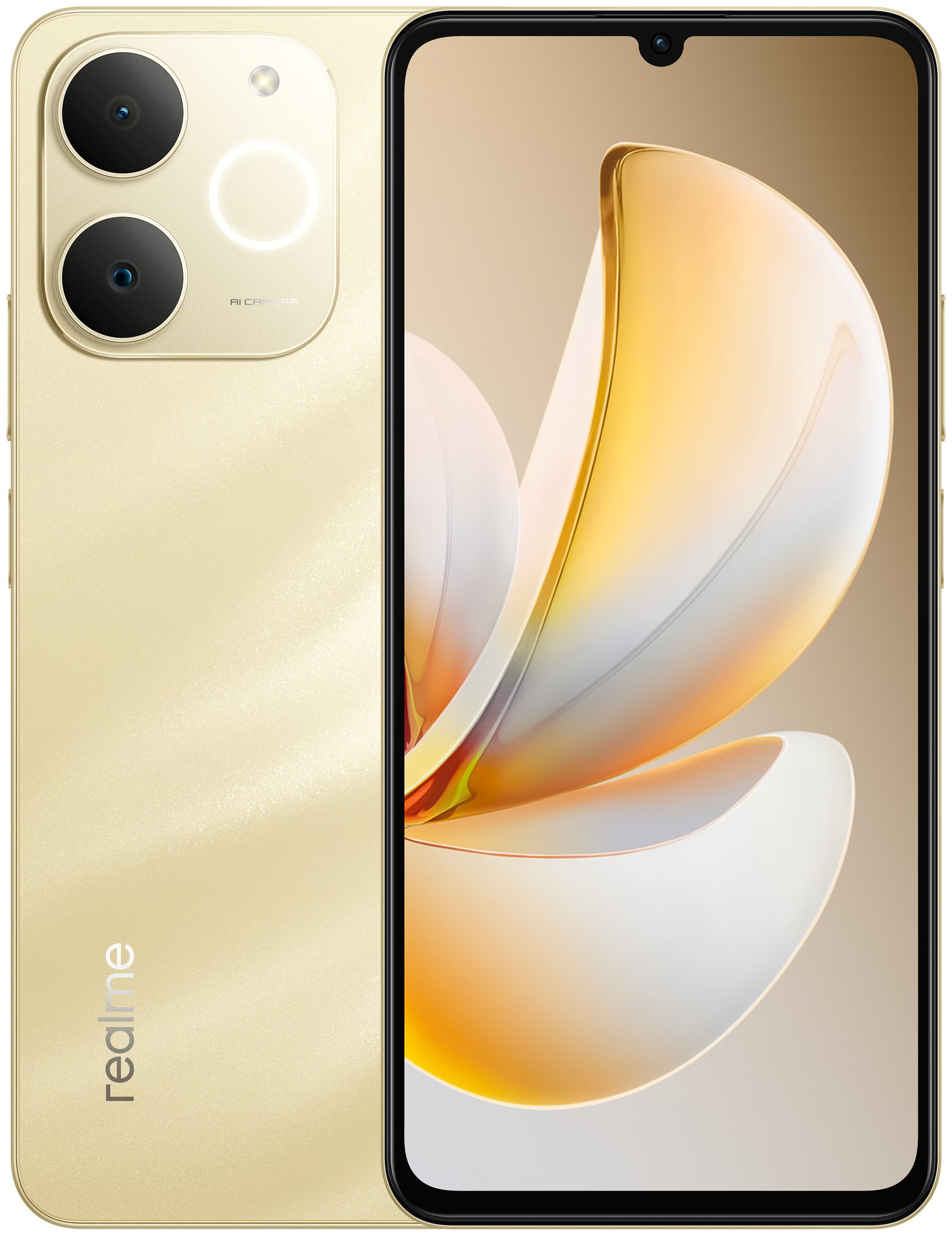 Смартфон Realme Note 70 6/128 ГБ золотистый