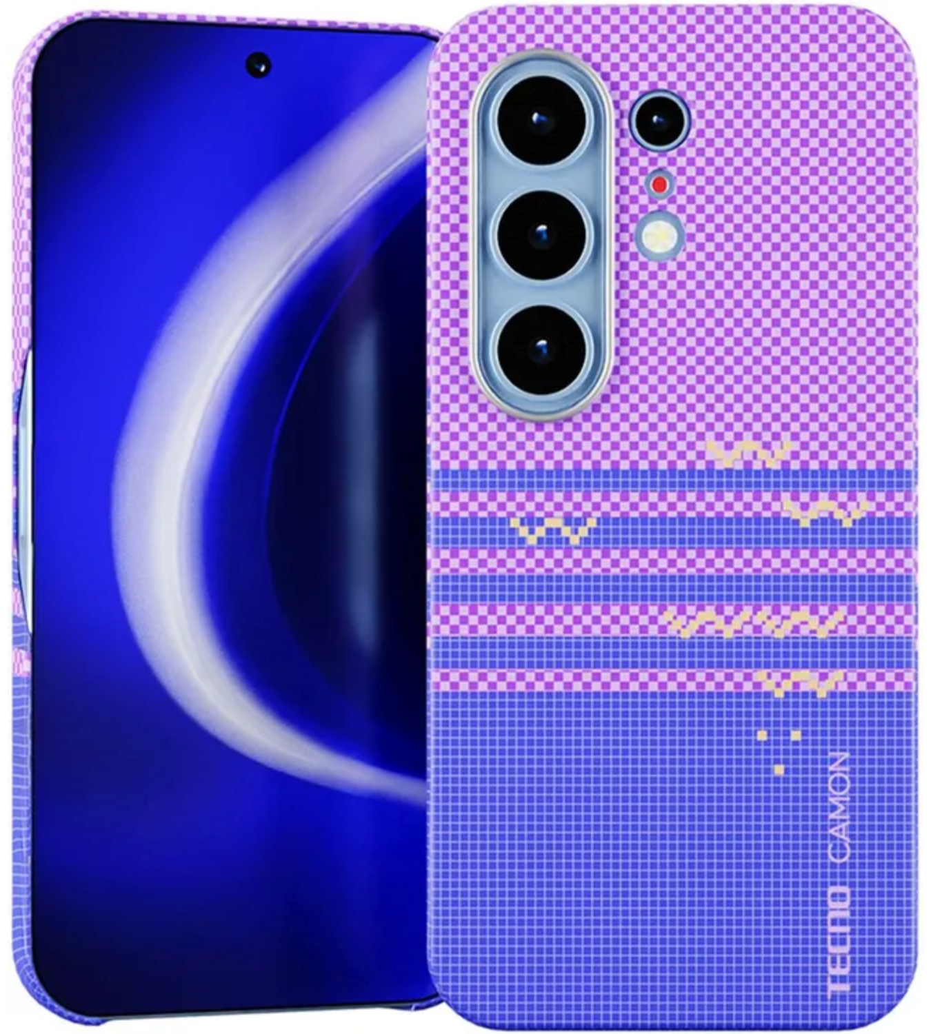 Чехол для смартфона KRUTOFF Tecno Camon 50 Ultra фиолетовый