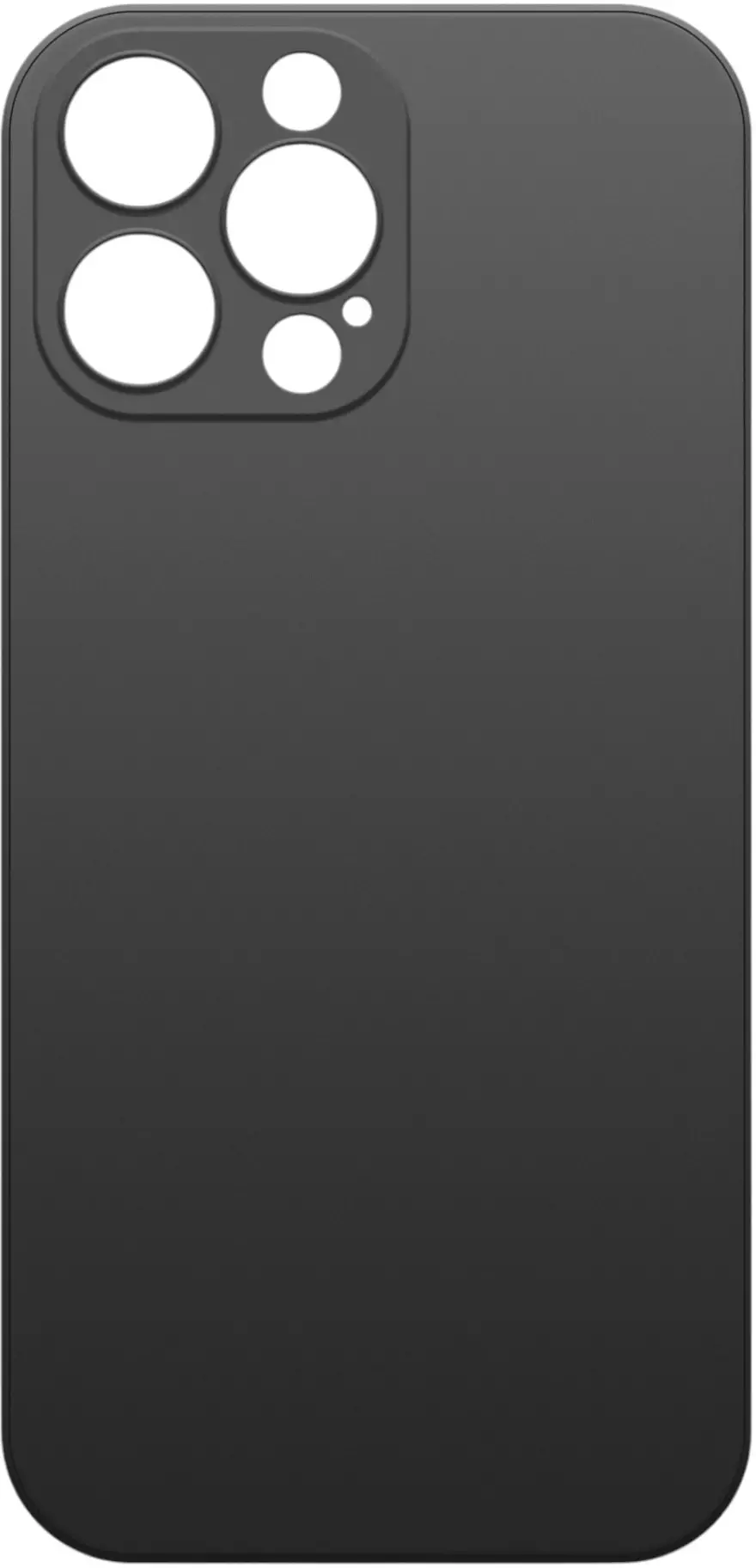 Чехол для смартфона BoraSCO Microfiber Case матовый для Apple iPhone 13 pro черный