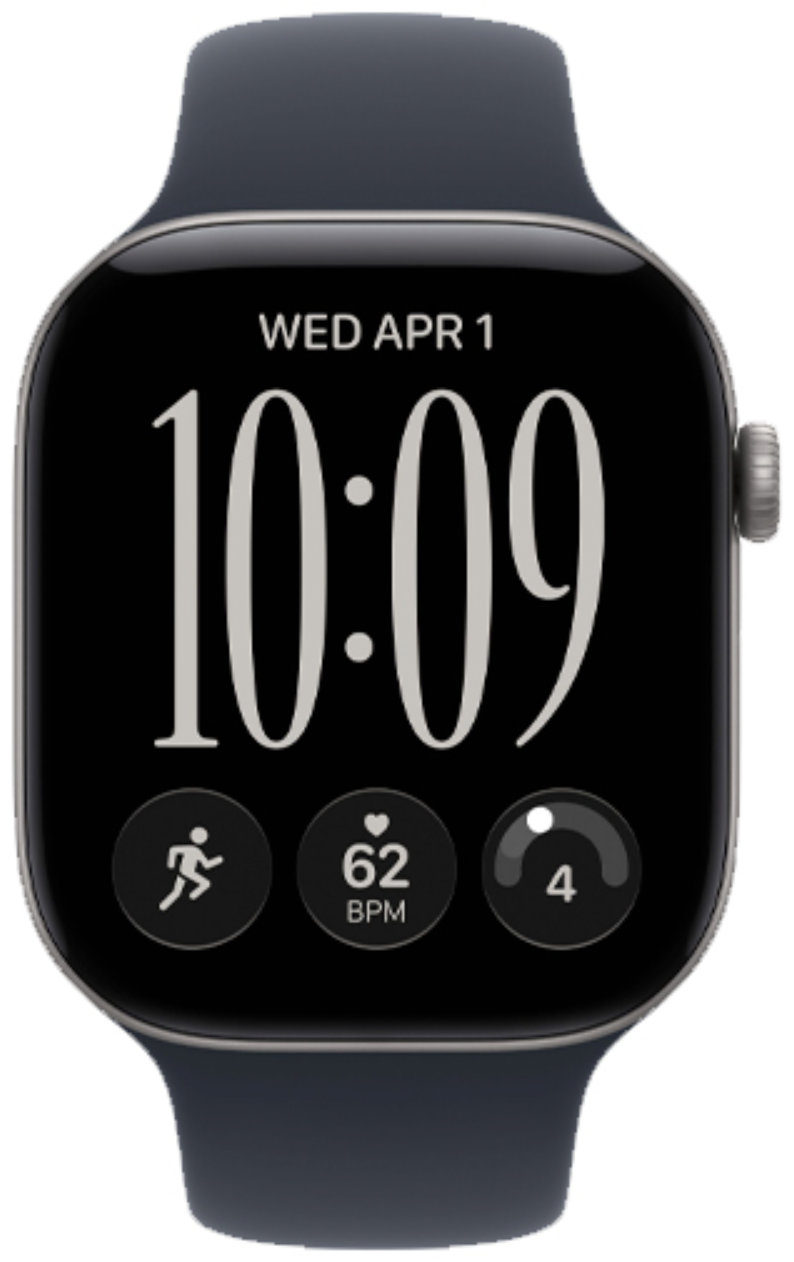 Смарт-часы Apple Watch Series 12 46mm серый с синим ремешком