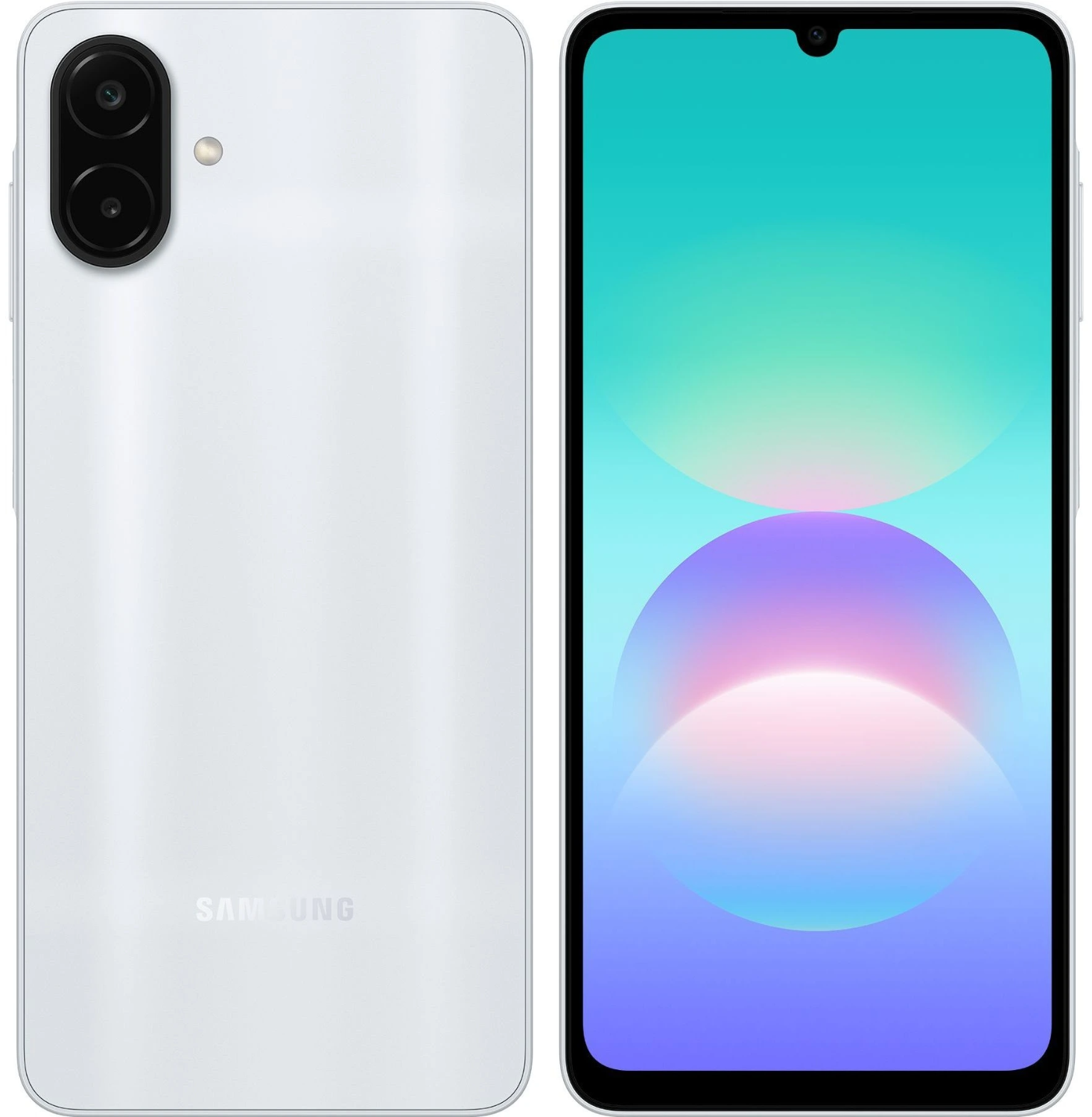 Смартфон Samsung Galaxy A08 4/128 ГБ серебристый CAU