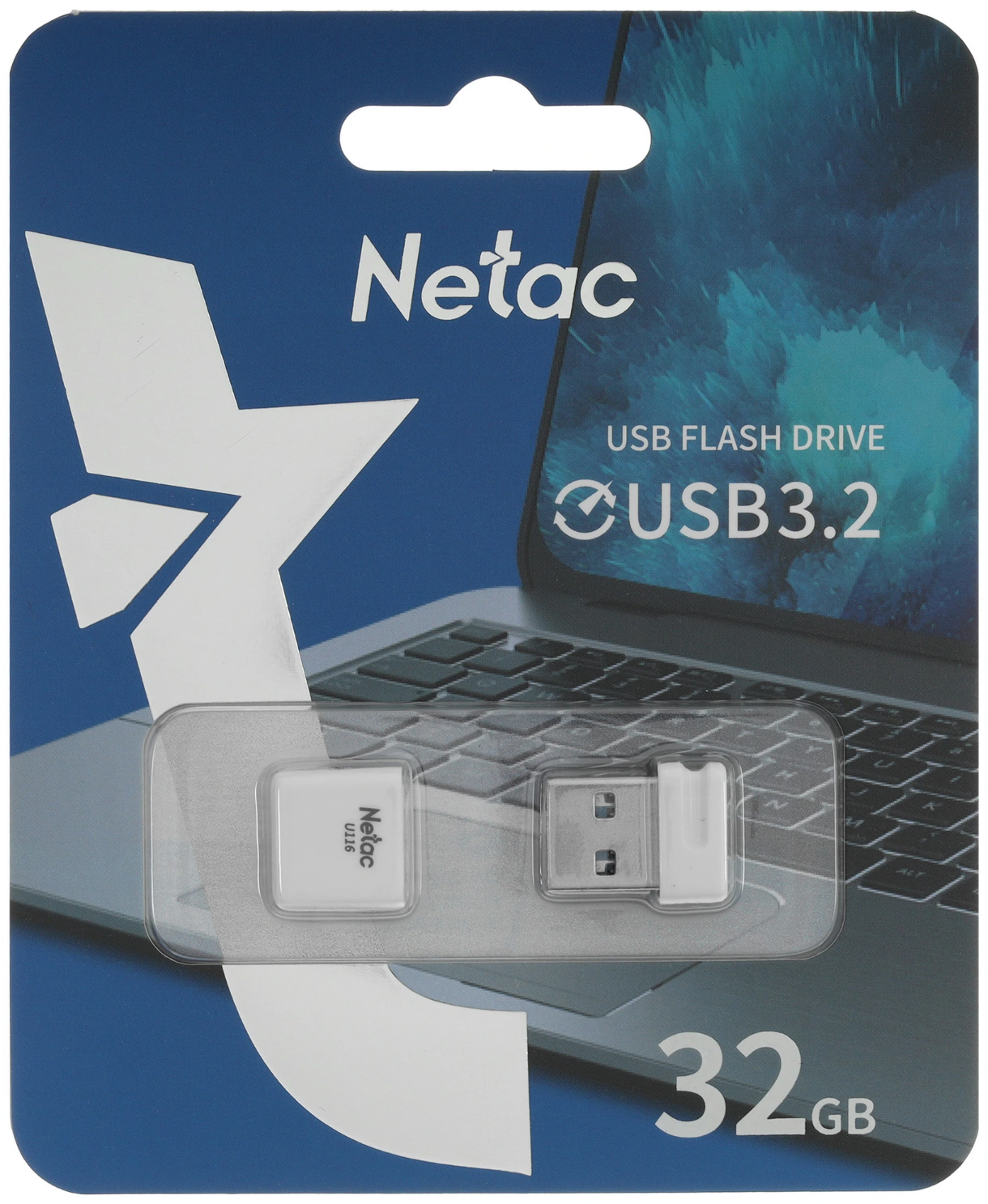 Память USB 32 ГБ Netac USB Drive U116 mini