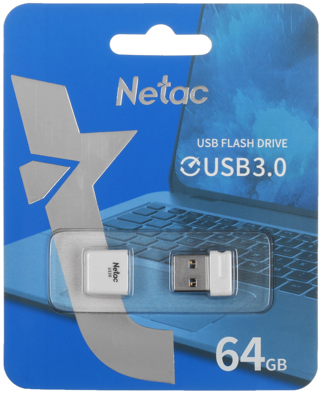 Память USB 64 ГБ Netac USB Drive U116 mini