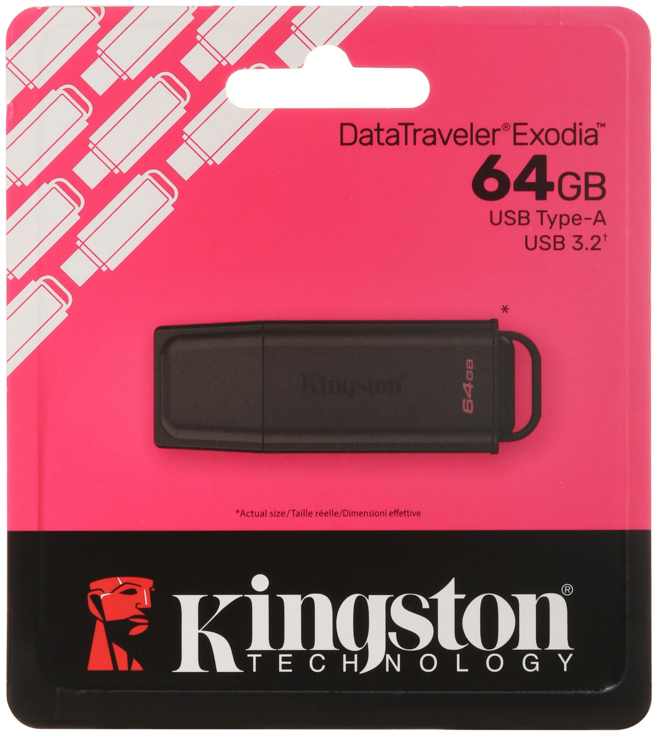Память USB 64 ГБ Kingston DataTraveler Exodia DTXG2/64GB