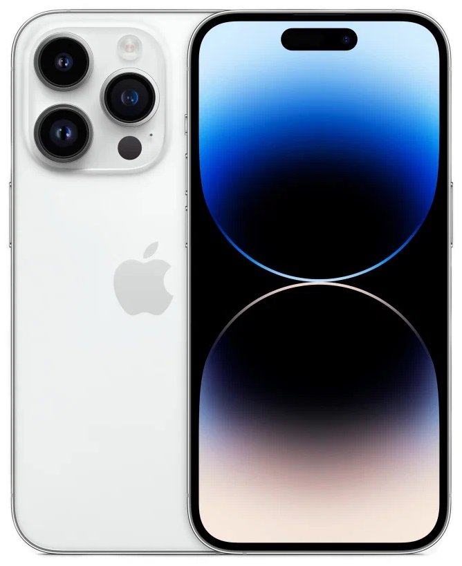Смартфон Apple iPhone 14 Pro 256 ГБ серебристый