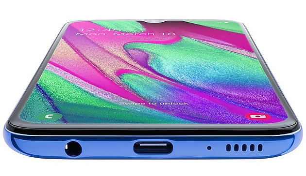 Смартфон Samsung Galaxy A40 4/64 ГБ синий