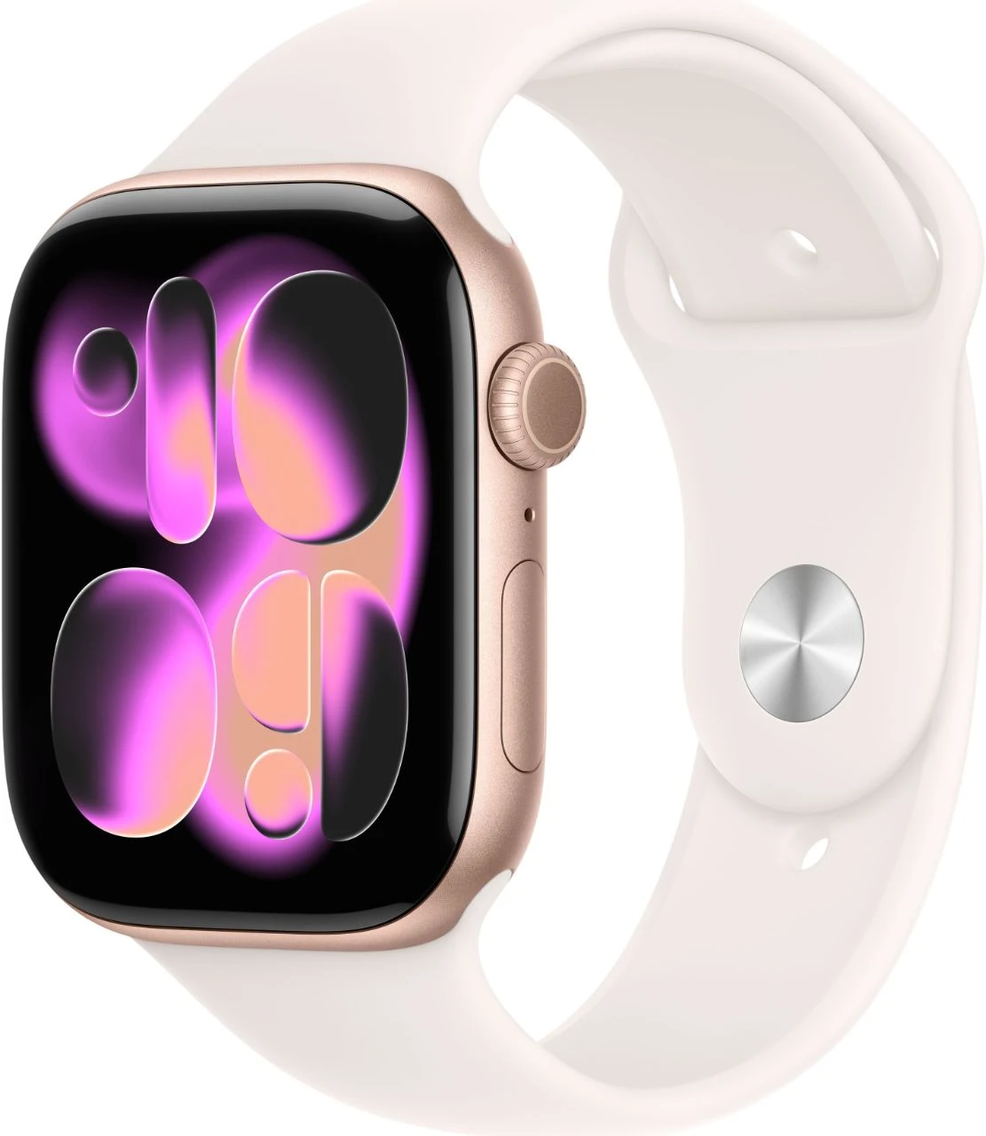 Смарт-часы Apple Watch Series 11 46mm золотистый с бежевым ремешком