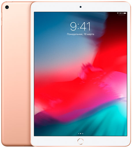 10.5" Планшет Apple iPad Air 2019 64 ГБ Wi-Fi + Cellular золотистый