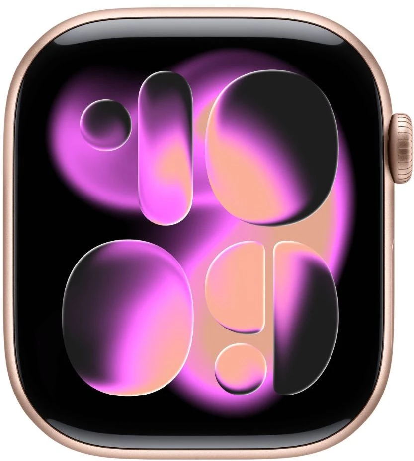 Смарт-часы Apple Watch Series 11 46mm золотистый с бежевым ремешком
