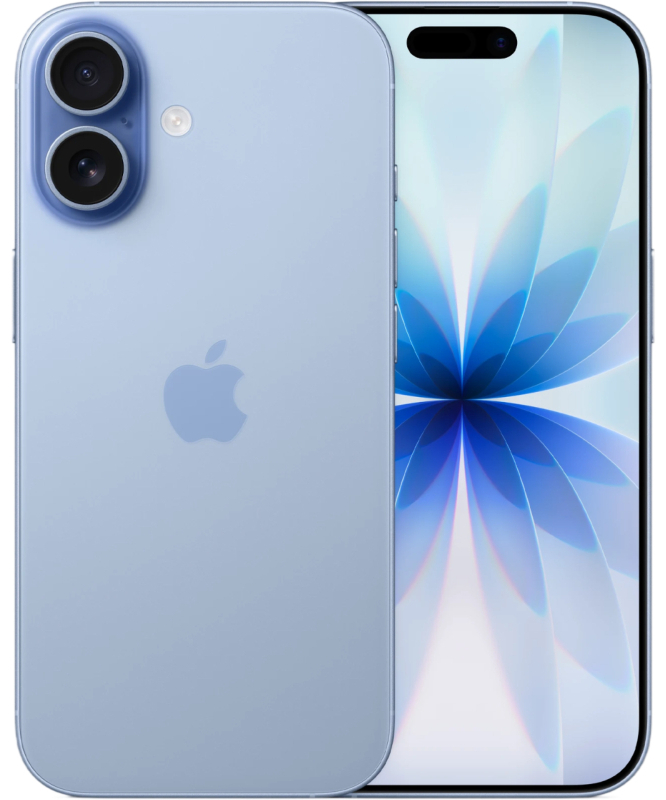 Смартфон Apple iPhone 17 256 ГБ голубой, без RuStore