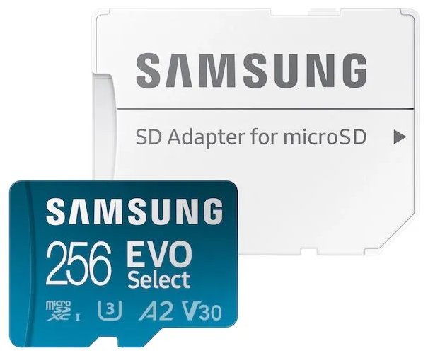 Карта памяти 256 ГБ Samsung Evo Select MB-ME256KA