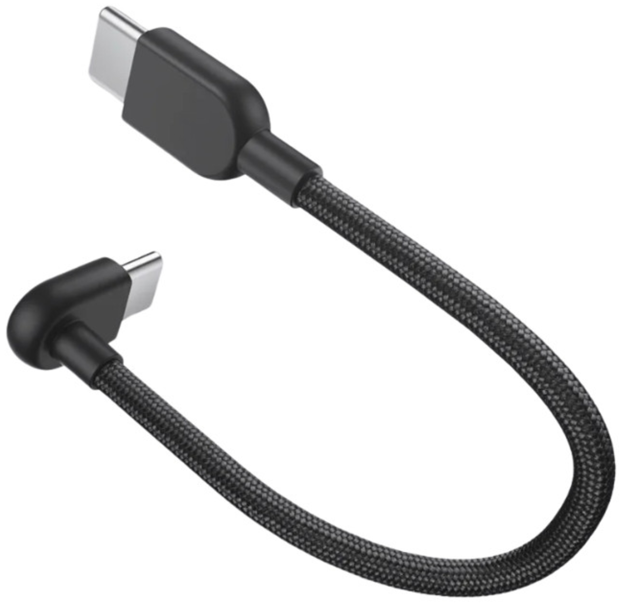 Кабель Xiaomi 3A Braided USB-C to USB-C Cable (10cm) белый BHR08W0GL