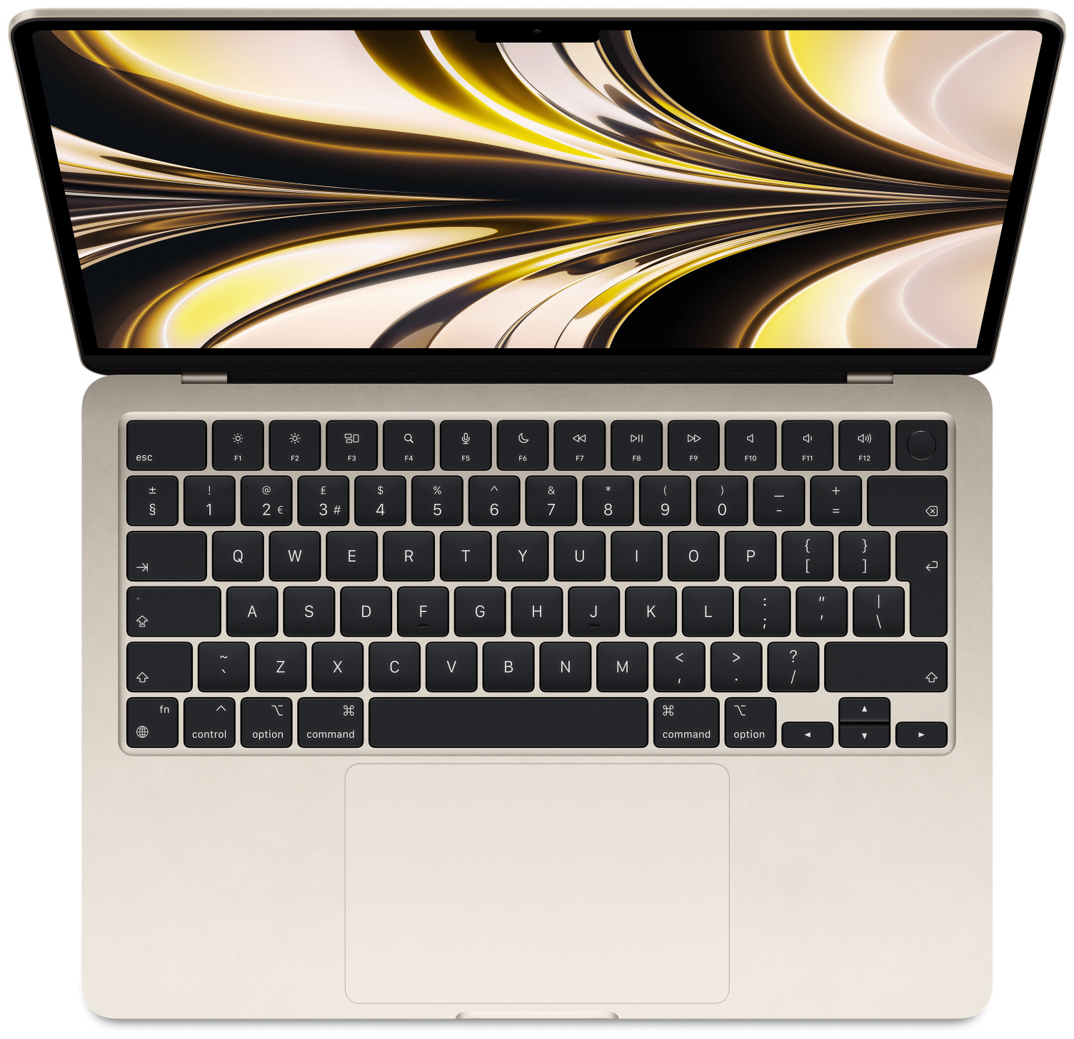 13,6" Ноутбук Apple MacBook Air M2/8/512 ГБ золотистый MLY23