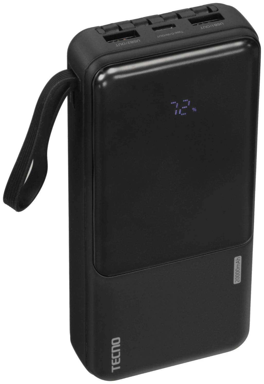 Портативный аккумулятор Tecno L201 20000 mAh черный