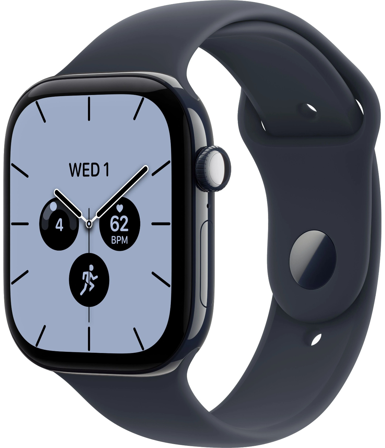 Смарт-часы Apple Watch Series 12 42mm серый с синим ремешком