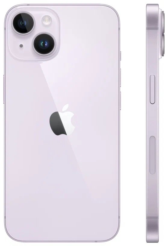 Смартфон Apple iPhone 14 256 ГБ фиолетовый